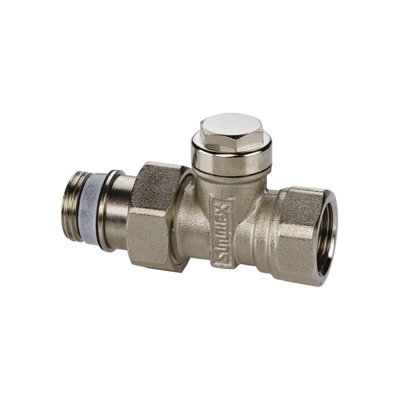 Вентиль обратный Simplex прямой НВ 1/2 никелированный F10378