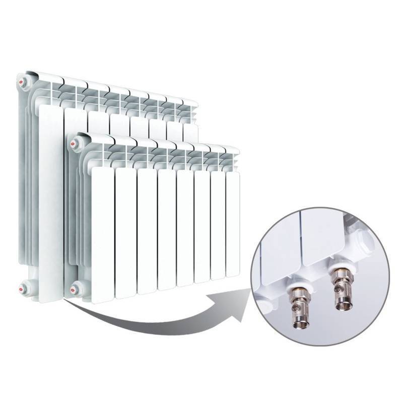 Узел нижнего подключения Rifar прямой сдвоенный 3/4 евроконус R.Ad.H01