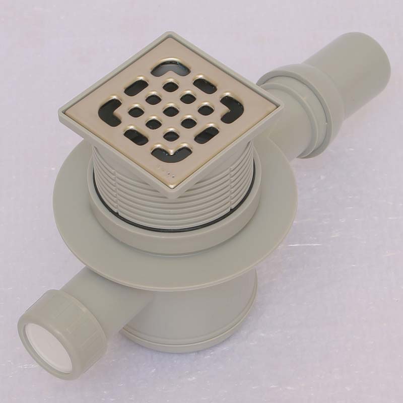 Трап Viega Advantix 100x100 мм горизонтальный выпуск 50 мм нержавеющая сталь 556907