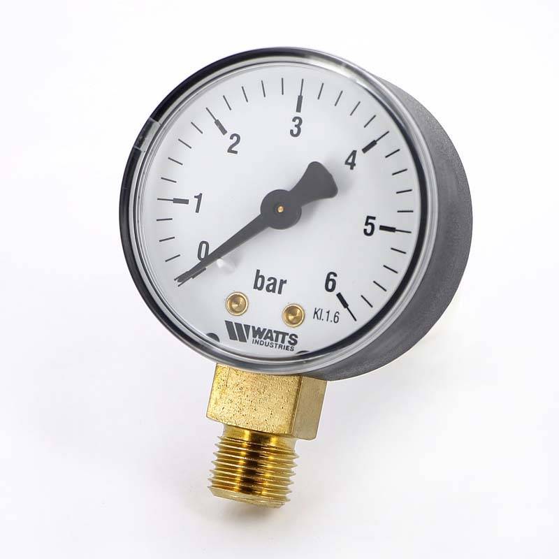 Манометр радиальный Watts F+R200 50 мм 1/4 6 бар 10007378