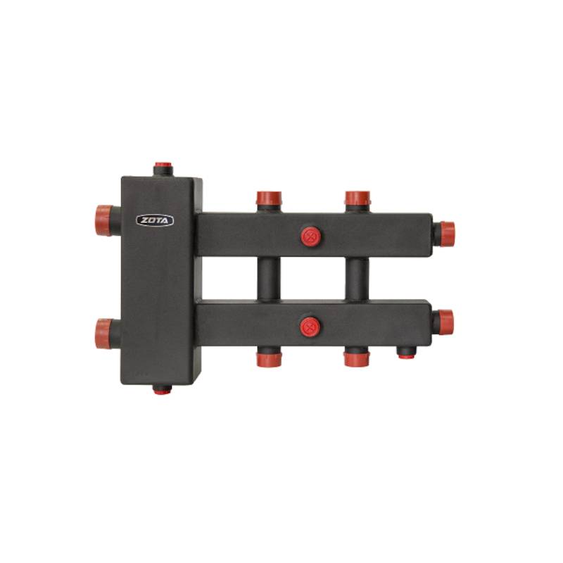 Гидроразделитель с коллектором ZOTA горизонтальный до 70 кВт 3 контура GR4932000003
