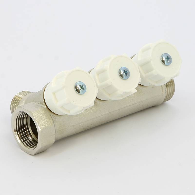 Коллектор с вентилями Itap 3/4 3 выхода 1/2 38 мм 465 3/4-3