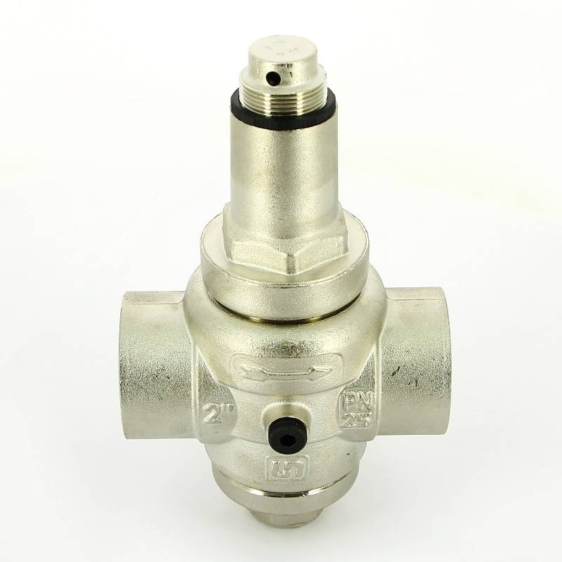 Редуктор давления UNI-FITT 204N ВВ никелированный с отверстием под аксиальный манометр 2 204N7140