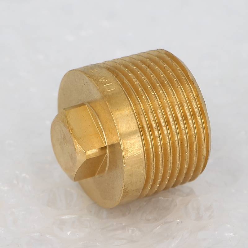 Заглушка бронзовая Viega 1 с квадратом наружная резьба 266622