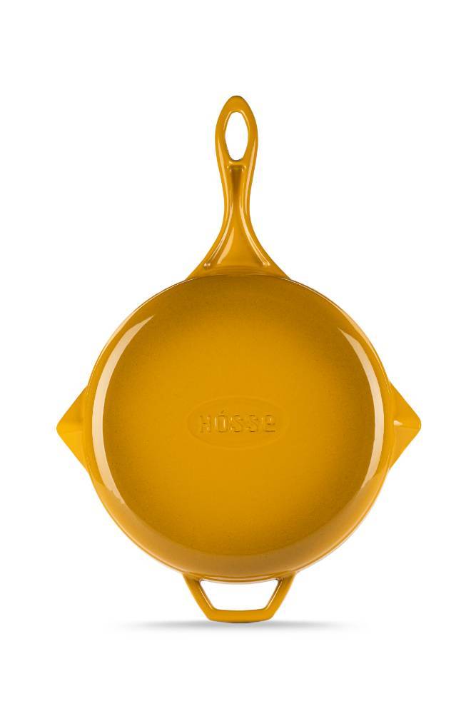 Сковорода чугунная Hosseven HS Y KTV 28 YELLOW 28 см А722528