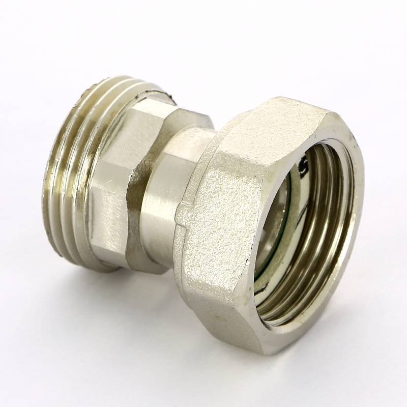 Соединение с накидной гайкой НВ Uni-Fitt 1 никелированное с обратным клапаном 623N4000