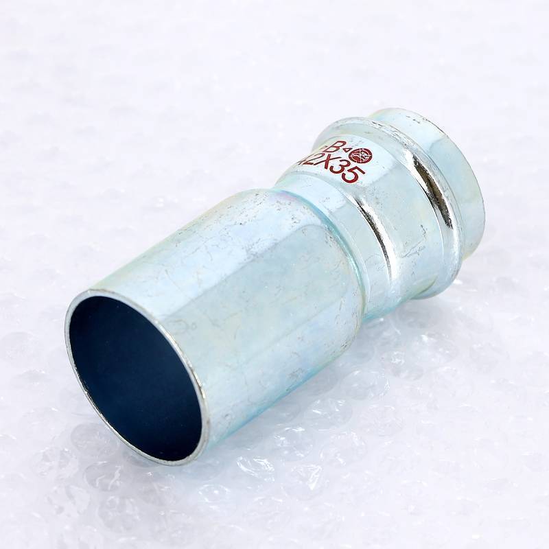 Муфта-вставка пресс IBP 42х35 мм редукционная оцинкованная сталь PC5243 0423500