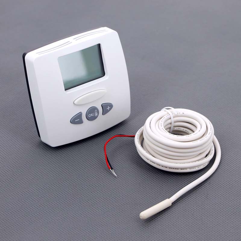 Термостат комнатный WATTS WFHT-LCD 230В 5-30°C с ЖК-дисплеем и датчиком пола 10021110