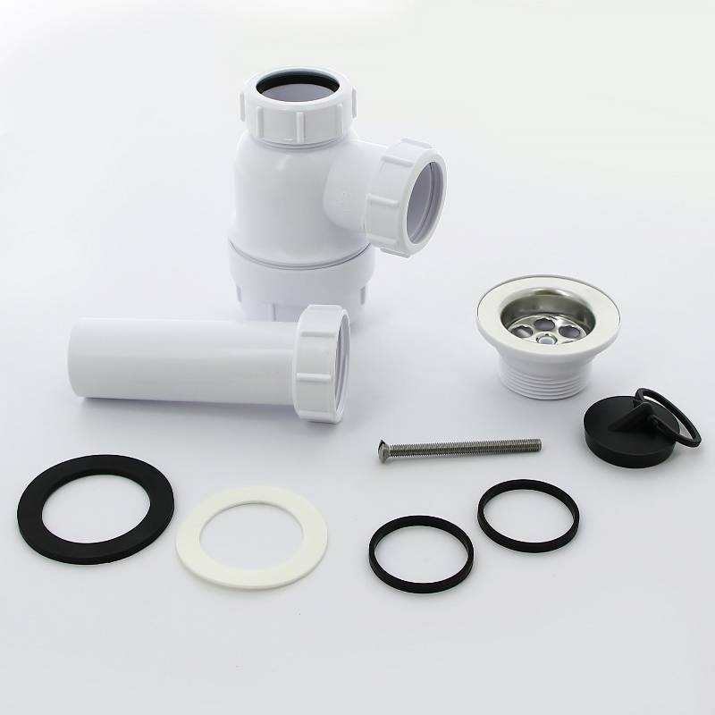 Сифон McAlpine бутылочный 1 1/2 x 40 мм с выпуском 70 мм выход 40 мм MRSK2