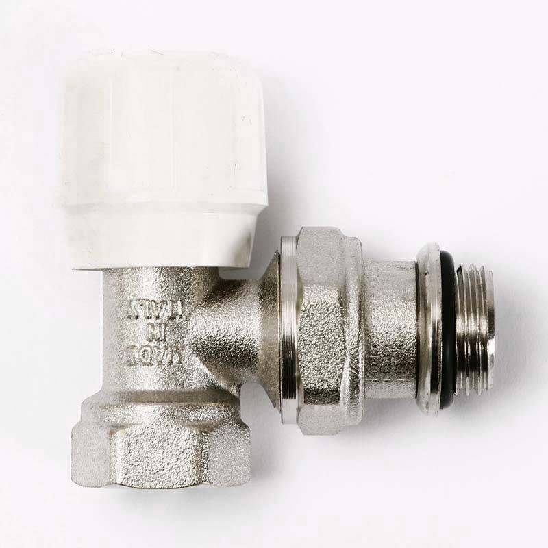 Вентиль ручной Uni-Fitt угловой 1/2 быстрого монтажа никелированный 156N2000