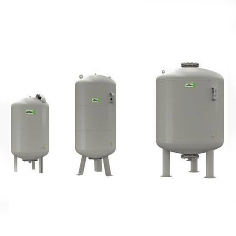 Расширительный бак для отопления Reflex G 1000 10 бар серый 8546605