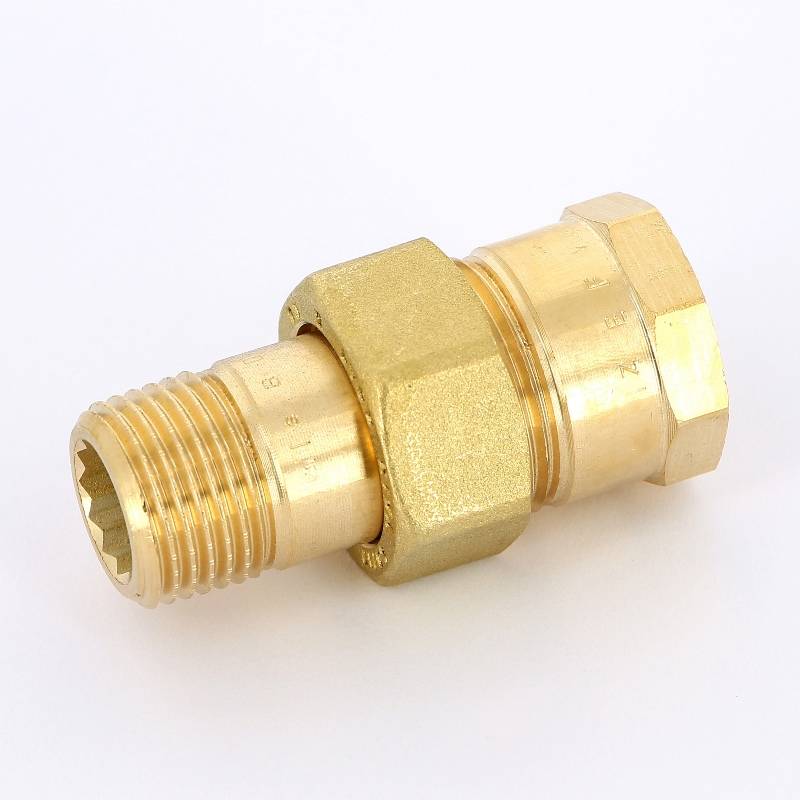 Разъемное соединение Viega модель 3331 бронза ВР/НР 1/2 плоское уплотнение 271374