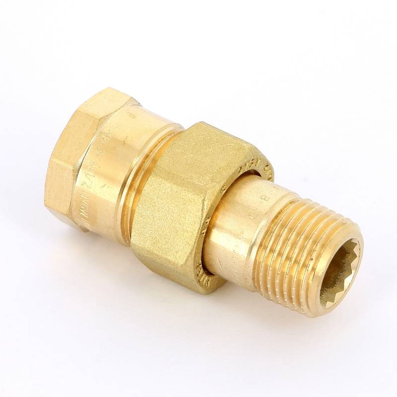 Разъемное соединение Viega модель 3331 бронза ВР/НР 1/2 плоское уплотнение 271374