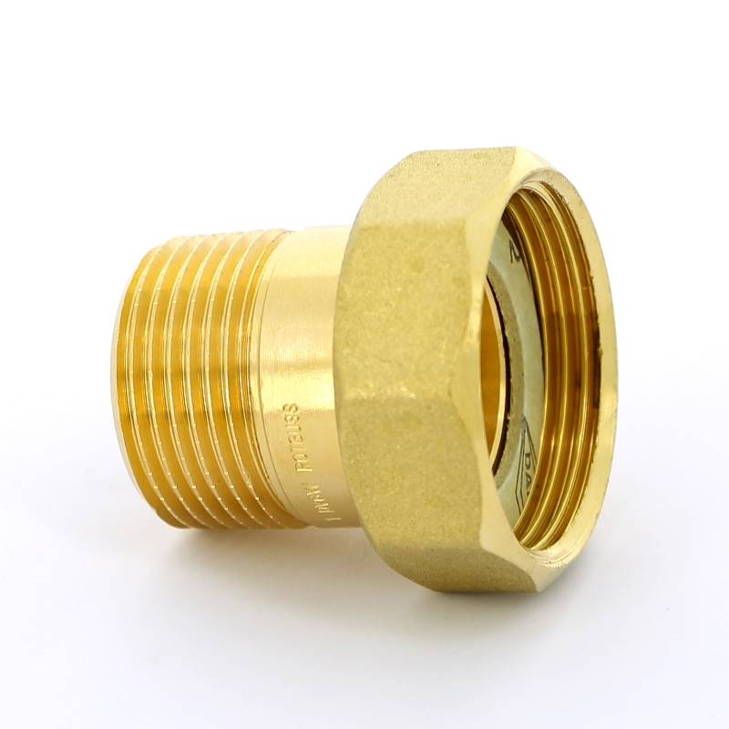 Соединение Viega НВ 1 с накидной гайкой и плоской прокладкой бронза 320256