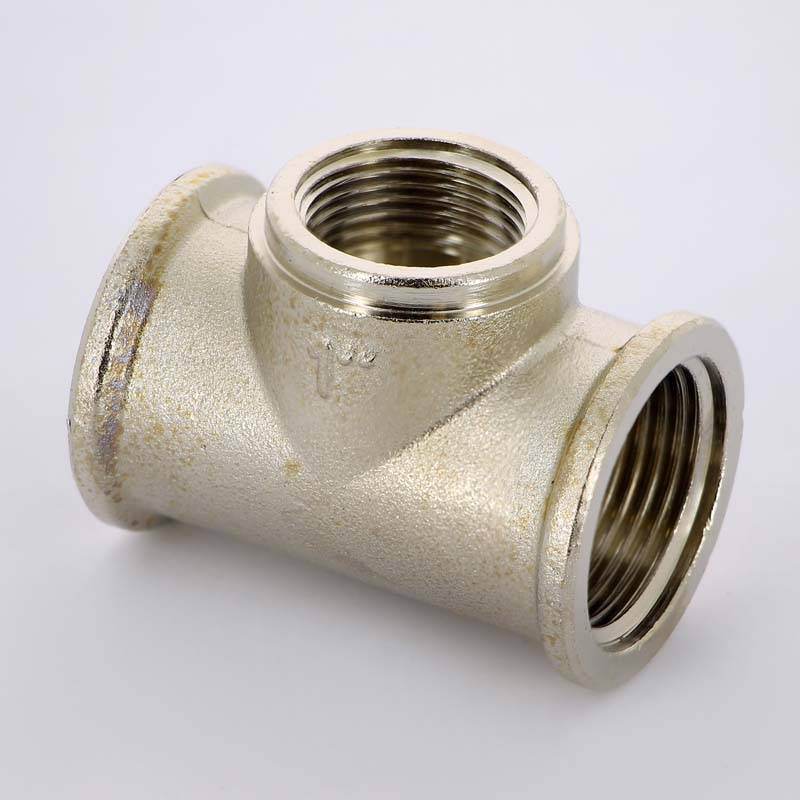 Тройник никелированный Uni-Fitt 1x3/4x1 ВР-ВР-ВР 615N4340