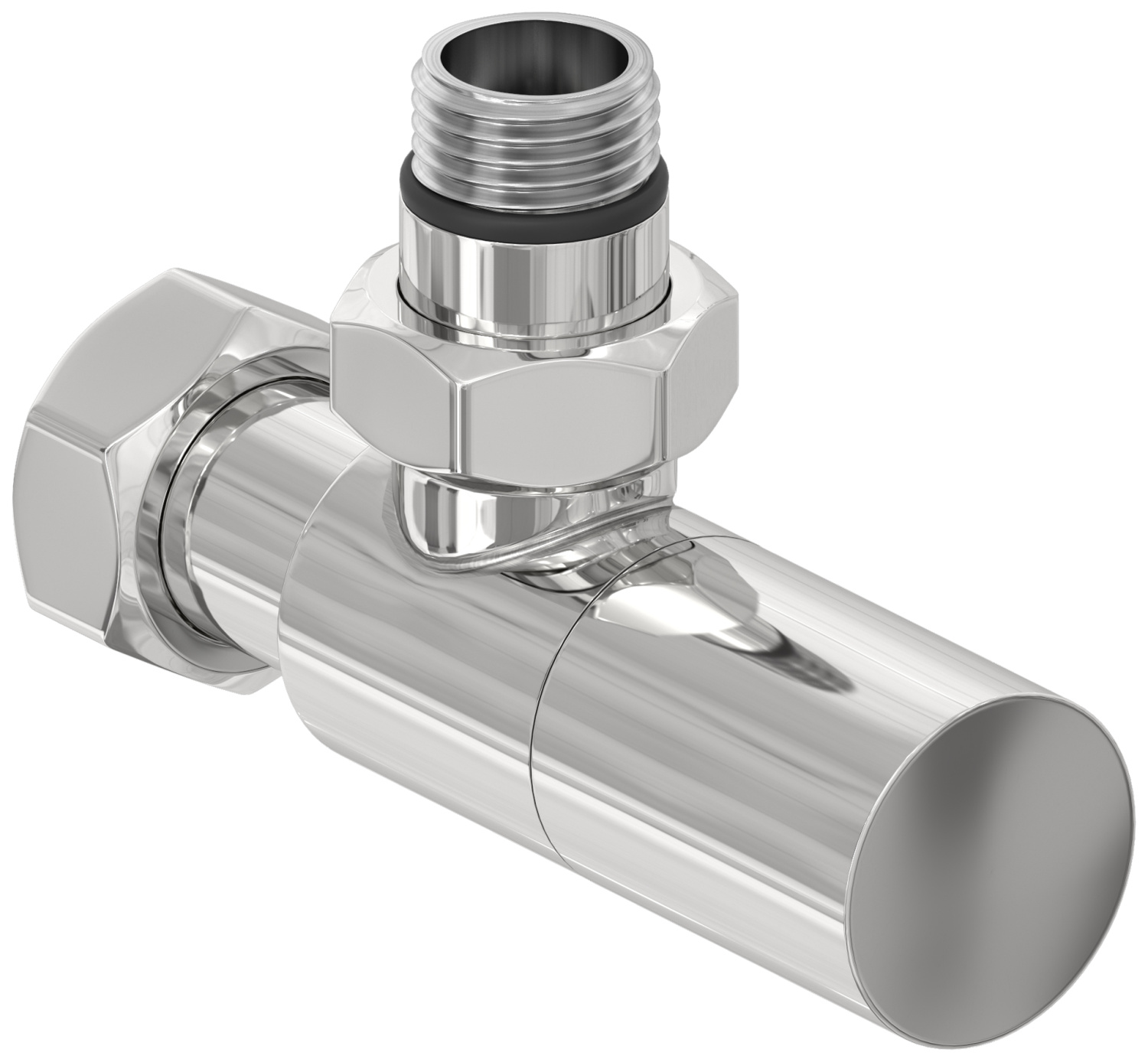 Вентиль регулировки температуры угловой Сунержа Цилиндр G 1/2 HP - G 3/4 НГ без покрытия 00-1400-1234