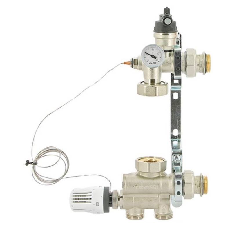 Насосно-смесительная группа Uni-Fitt SOLOMIX 1 с насосом Uni-Fitt GTA 25-7 130 470E1203