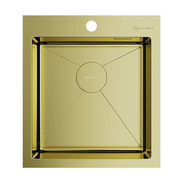Кухонная мойка Omoikiri Akisame 46-LG 51x46 см светлое золото 4973081