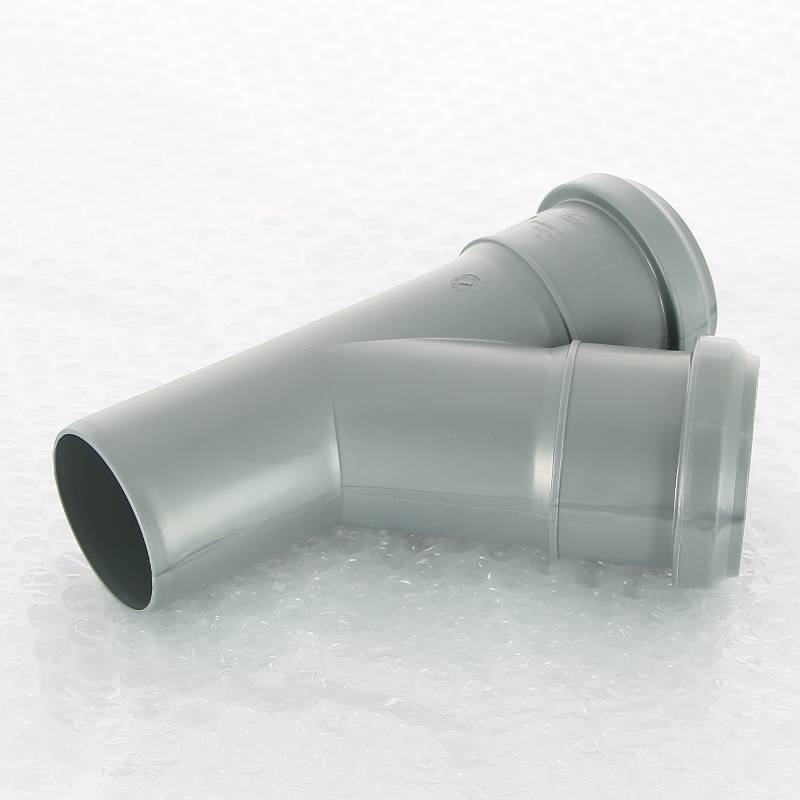 Тройник канализационный Sinikon Стандарт 50x50 мм 45° 508013.R