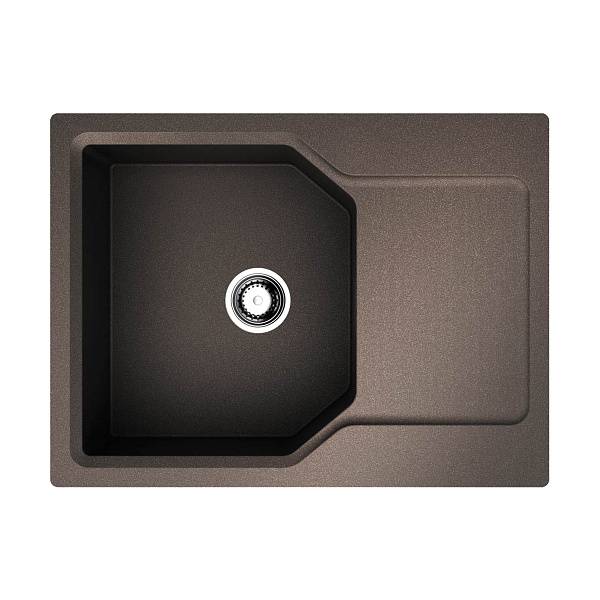 Кухонная мойка Omoikiri Yonaka 65-DC Artgranit 65x51 см темный шоколад 4993347