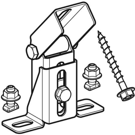 Уголок Geberit GIS регулируемый для скоса крыши 461.191.00.1
