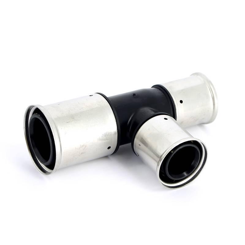 Тройник пресс PVDF Henco 50х40х40 мм 11PK-504040