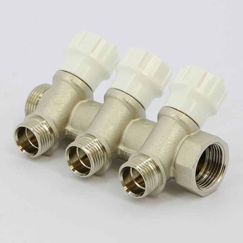 Коллектор с вентилями Itap 3/4 3 выхода 1/2 38 мм 465 3/4-3