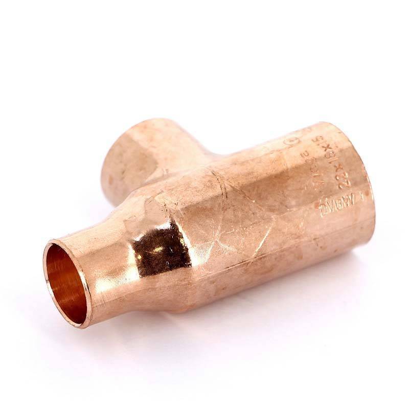 Тройник медный под пайку Viega 22х18х15 мм 105297