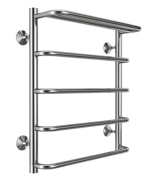 Полотенцесушитель водяной Larusso Стандарт с полкой П5 500х600 мм нижнее подключение 8473