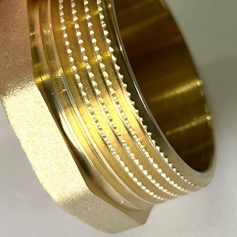 Пробка резьбовая латунная LD DN40 1 1/2 LD.65.505.40