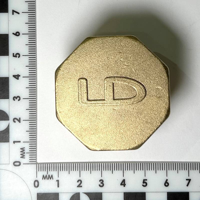 Пробка резьбовая латунная LD DN40 1 1/2 LD.65.505.40