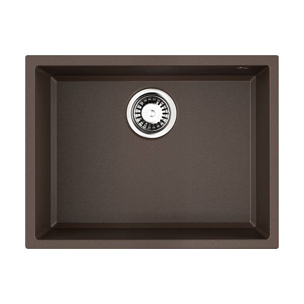 Кухонная мойка Omoikiri Tedori 54-U Tetogranit 55x42 см темный шоколад 4993992