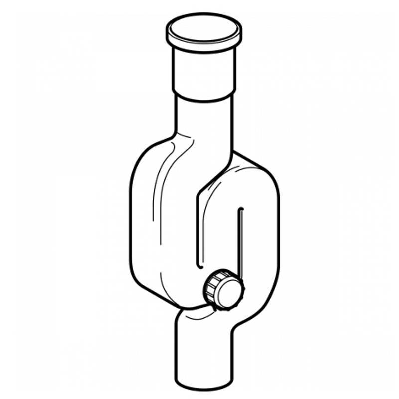 Сифон для внутренней канализации Geberit PE 110 мм с окном обслуживания 367.813.16.1