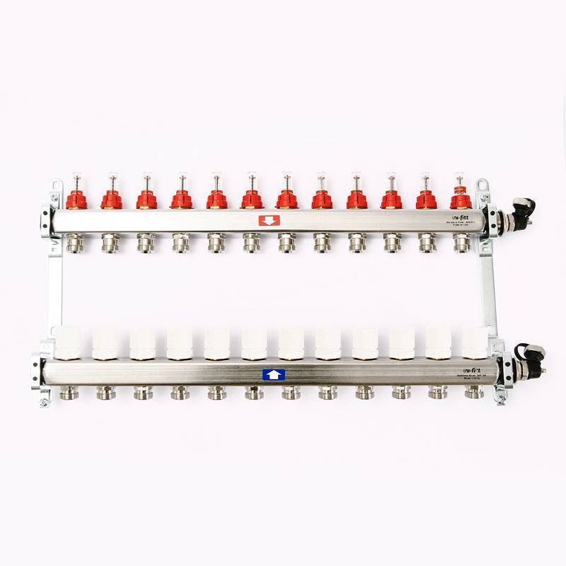 Коллекторная группа Uni-Fitt 415S 1 x 3/4 EK 12 выходов 450I4312