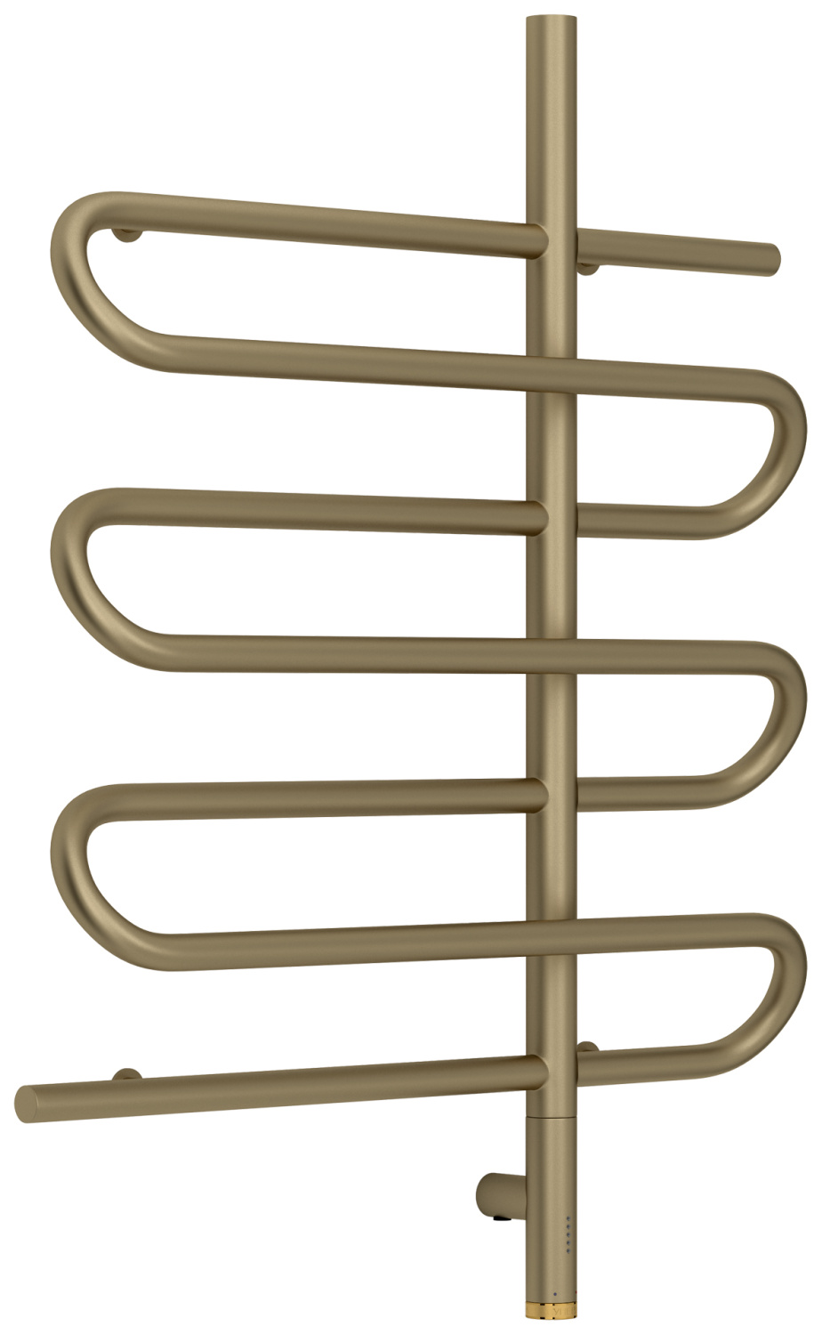 Полотенцесушитель электрический Сунержа Эпатаж 3.0 608x800 мм правый золотой шёлк матовый 32-5851-8060
