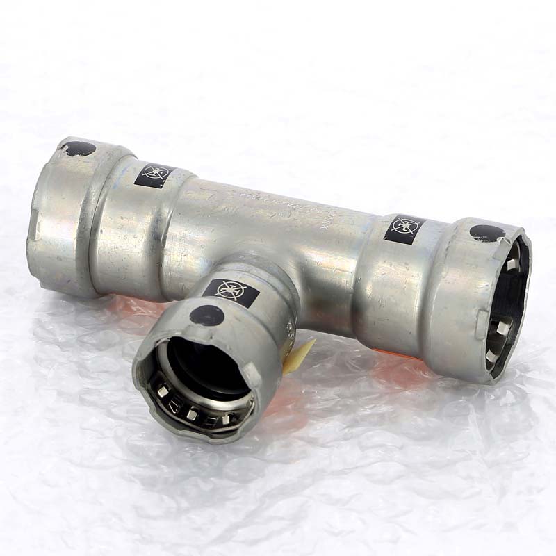 Тройник пресс Megapress Viega 3/4x1/2x3/4 695026