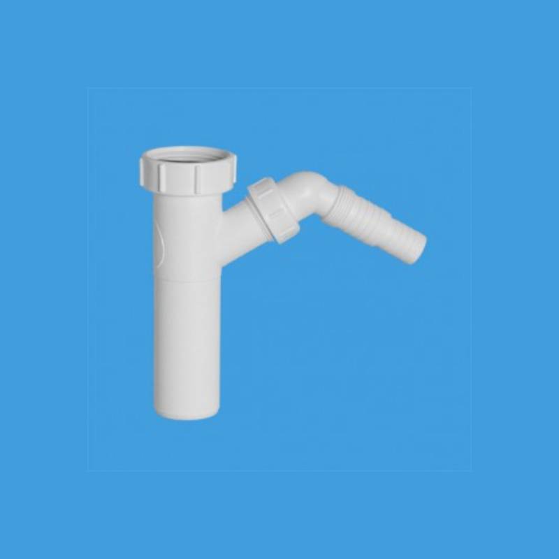 Вставка McAlpine 1 1/2 x 40 мм с угловым адаптером для слива H 146 мм TEE3