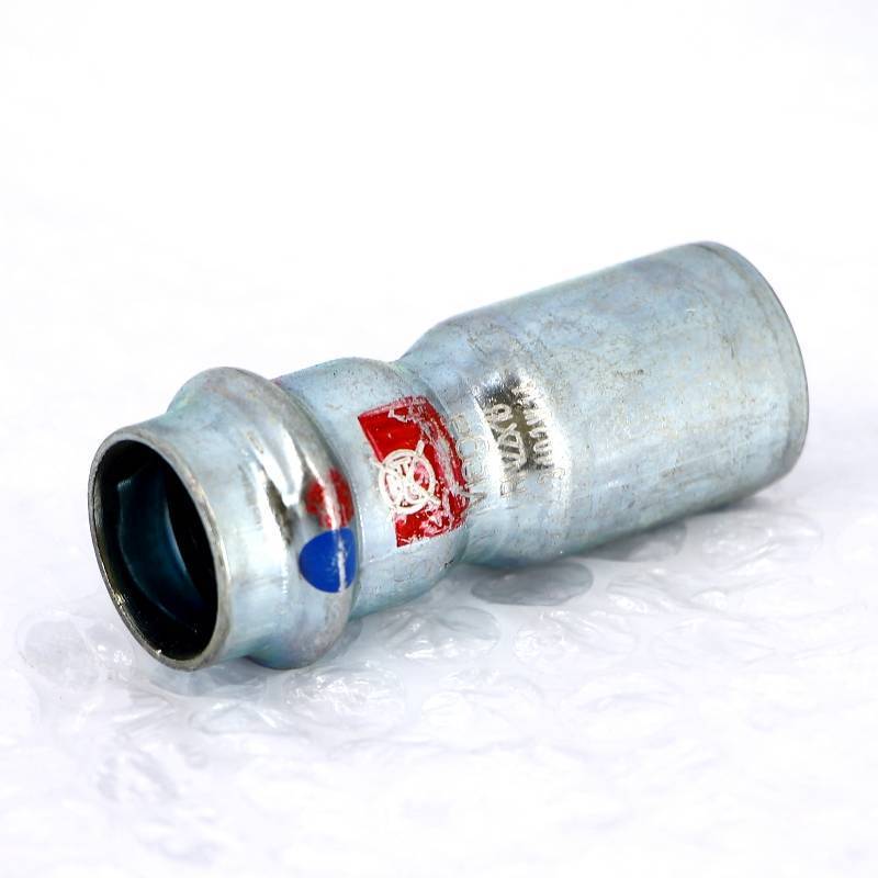 Муфта-вставка пресс Viega Prestabo Labs-free 22 мм оцинкованная сталь 715229