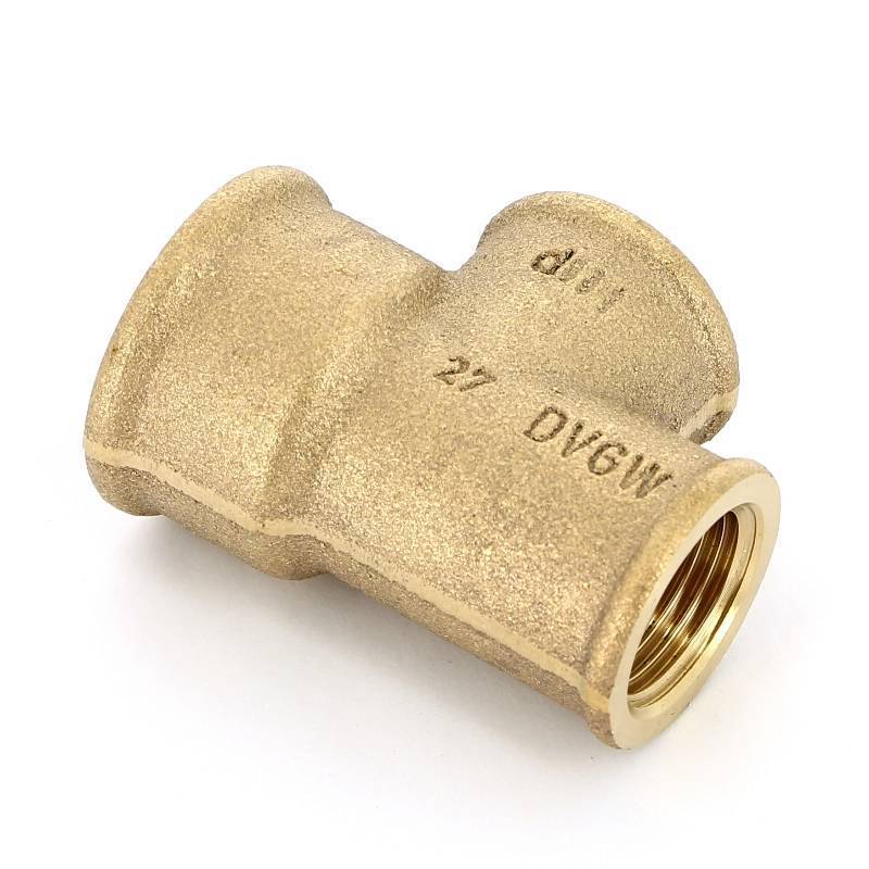 Тройник бронзовый Viega 3/4x1/2x1/2 ВР-ВР-ВР 362492