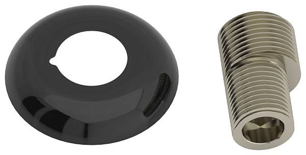 Отражатель с эксцентриком для полотенцесушителя Стилье черный 17100-3400