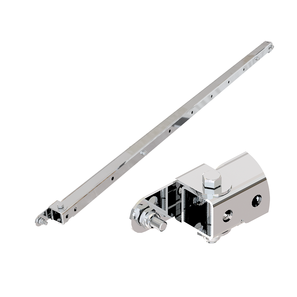 Опора телескопическая Ferrum L=1000-1800 мм сталь 430/1,5 00-00000596