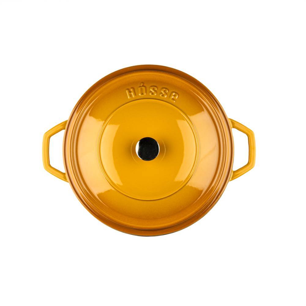 Кастрюля низкая Hascevher Esila 28 см Yellow A892528