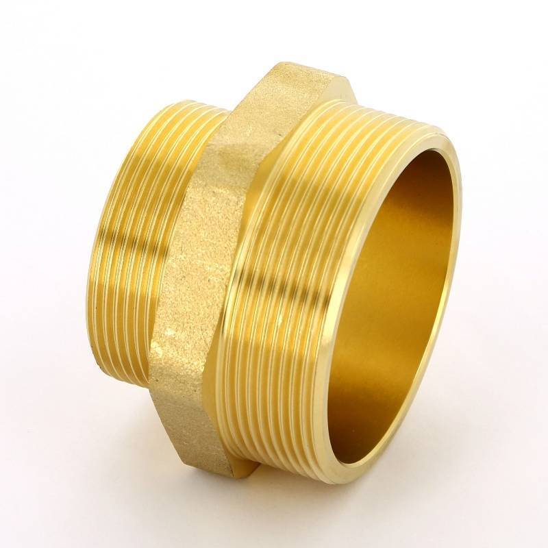 Ниппель редукционный Uni-Fitt 2 1/2x2 латунный 600G8700