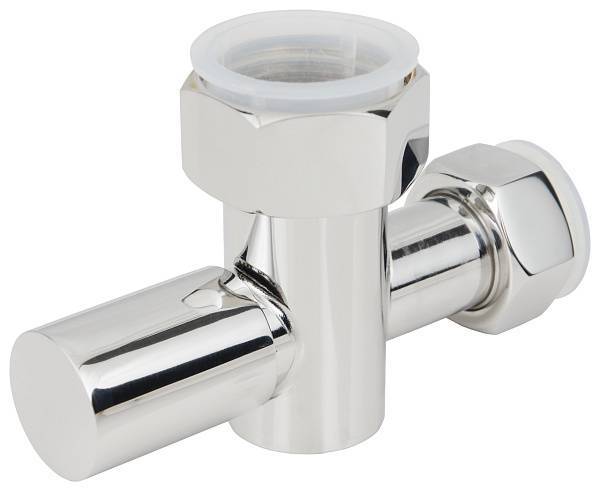 Вентиль запорный с клапаном Стилье круглый G1 НГ x G3/4 НГ без покрытия 01100-1034