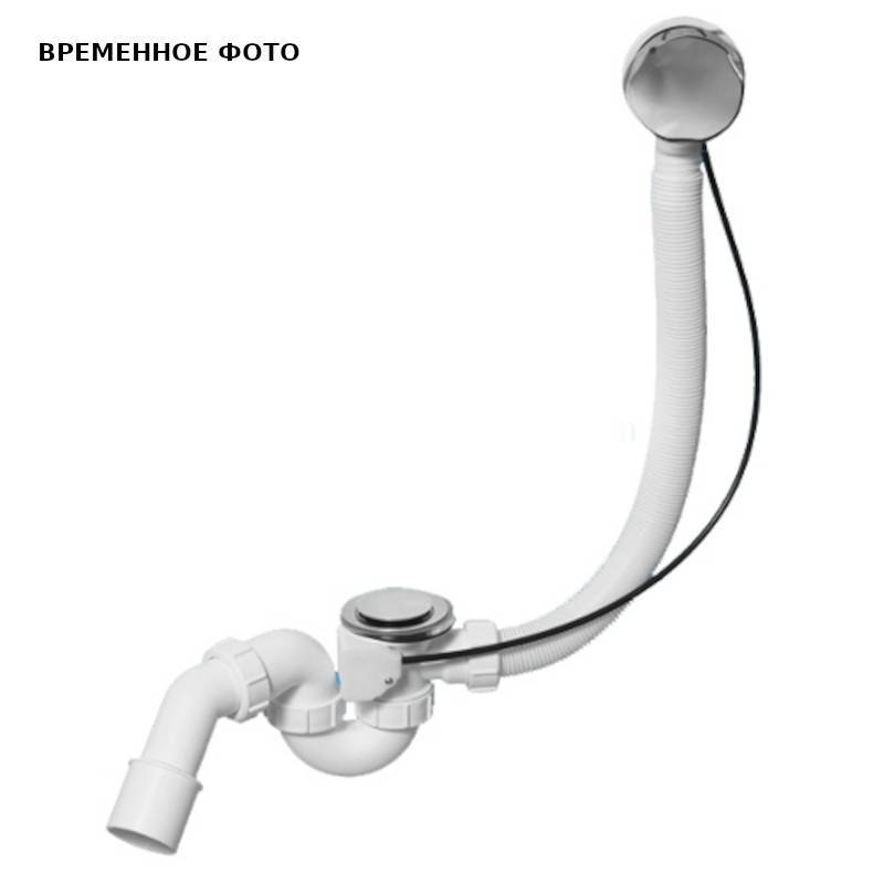 Слив-перелив для ванны McAlpine MRB2CB2-PB 1000х34 мм хром MRB2CB2-PB