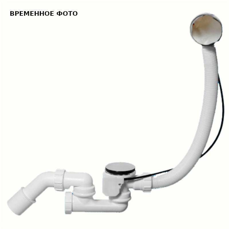 Слив-перелив для ванны McAlpine L=575 мм выход 40/50 мм хром MRB2CN-PB