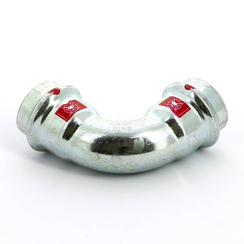 Угол 90° пресс Viega Prestabo оцинкованная сталь 22 мм 558147