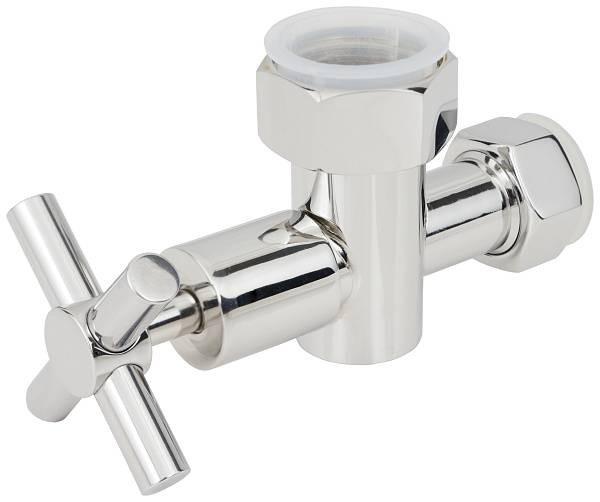 Вентиль запорный Стилье с клапаном крестовой G 1 НГ x G 3/4 НГ 01102-1034