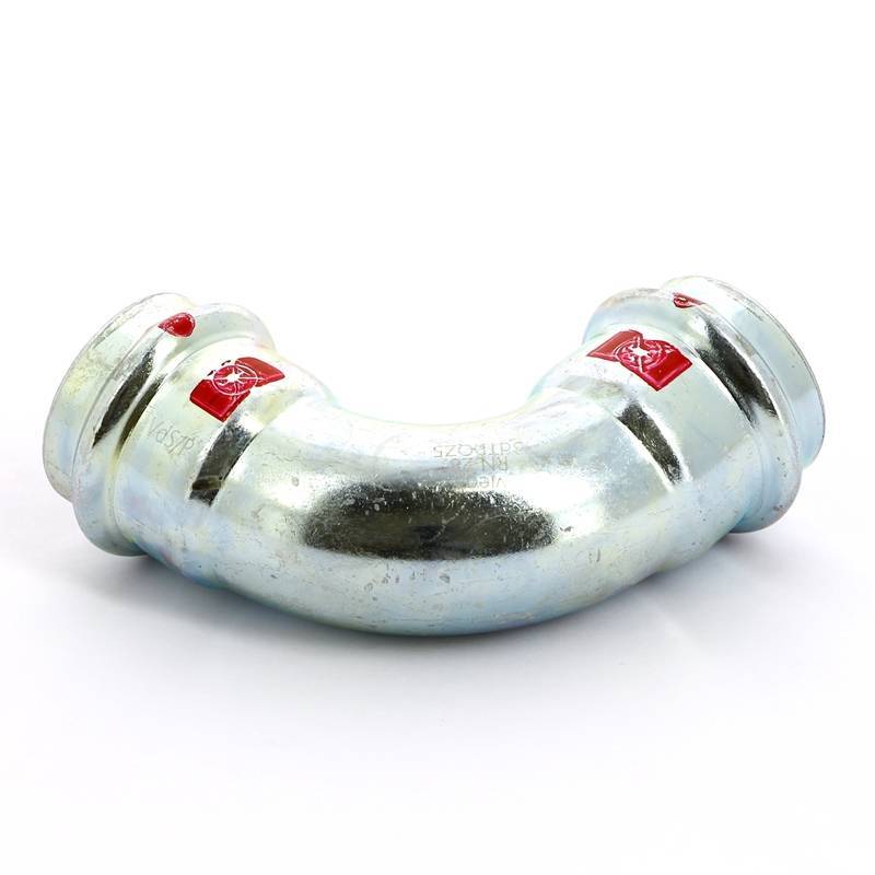 Угол 90° пресс Viega Prestabo оцинкованная сталь 28 мм 558154