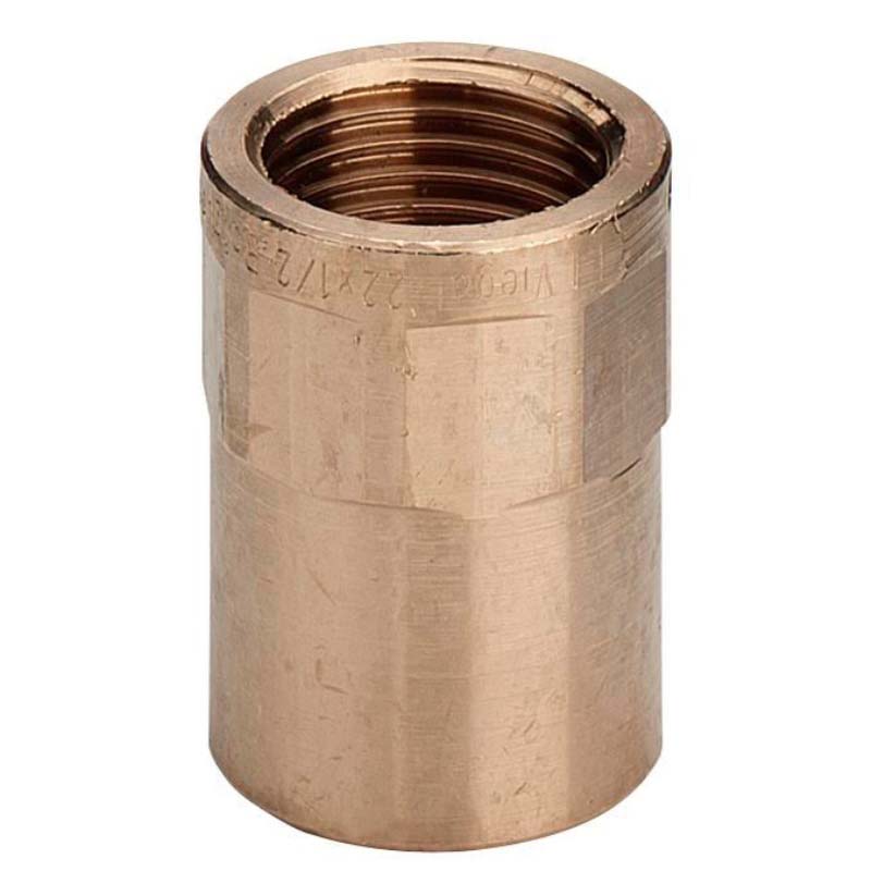 Муфта-вставка Viega 94246G 18 мм х 1/2 ВР бронза под пайку 111274